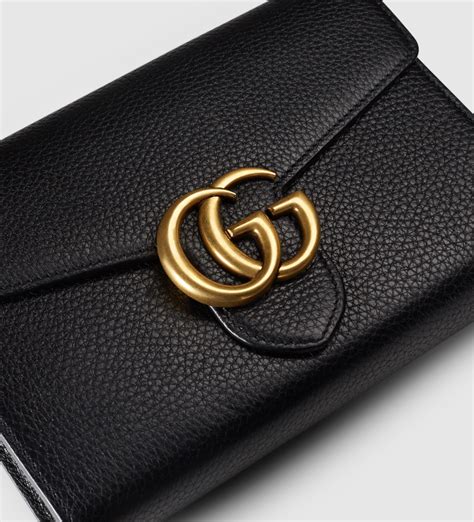 gucci gg marmont used|Gucci GG Marmont wallet on chain.